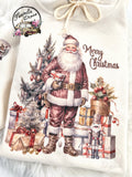 Merry Vintage Santa ~ Tshirt, Sweatshirt or Hoodie