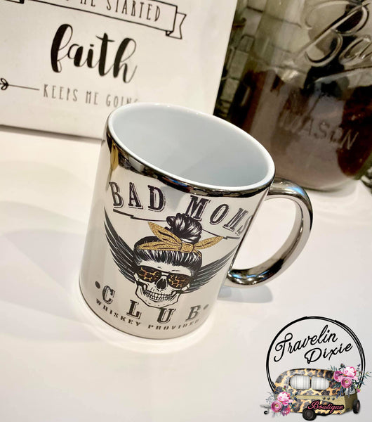 Bad Mom's Club Metallic Coffee Mug