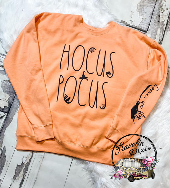 Hocus Pocus Melon FontDeco Tshirt, Sweatshirt or Hoodie