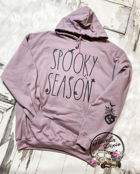 Spooky Season Dusty Lilac FontDeco Tshirt, Sweatshirt or Hoodie