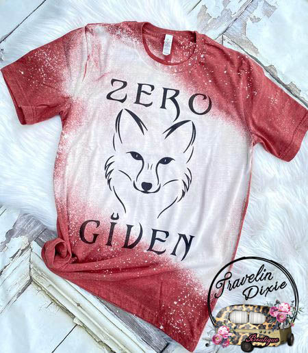 Zero Fox Given Diagonal Bleached Short Sleeve Shirt