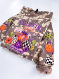 Pumpkin Patch Farm Checker Fall Hand Bleached ~ Tshirt, Sweatshirt or Hoodie