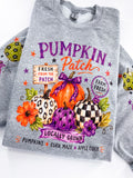Pumpkin Patch Farm Checker Fall ~ Tshirt, Sweatshirt or Hoodie