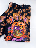 Jack-o-lantern Halloween Fun Town Hand Bleached ~ Tshirt, Sweatshirt or Hoodie