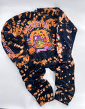 Jack-o-lantern Halloween Fun Town Hand Bleached ~ Tshirt, Sweatshirt or Hoodie