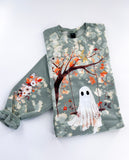 Autumn Branches Swinging Ghost Hand Bleached ~ Tshirt, Sweatshirt or Hoodie