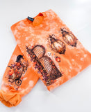 Boo Ghostly Garden Gate Hand Bleached ~ Tshirt, Sweatshirt or Hoodie