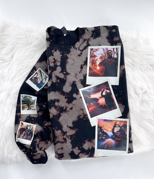 I Love you to Death Horror Snapshot Vintage Polaroid Bleached ~ Tshirt, Sweatshirt or Hoodie