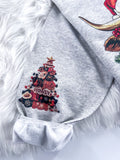 Longhorn Santa Western Cowboy Christmas ~ Sweatshirt or Hoodie