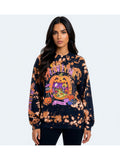Jack-o-lantern Halloween Fun Town Hand Bleached ~ Tshirt, Sweatshirt or Hoodie