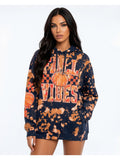 Fall Vibes Checkered Pumpkin Hand Bleached ~ Tshirt, Sweatshirt or Hoodie