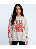 Fall Vibes Checkered Pumpkin ~ Tshirt, Sweatshirt or Hoodie