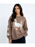 Front Porch Goose Cottagecore Swing ~ Tshirt, Sweatshirt or Hoodie