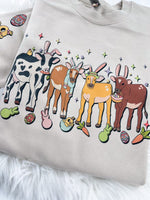 Easter Cows ~ Tshirt, Sweatshirt or Hoodie