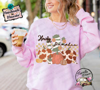 Howdy Pumpkin ~ Western Spooky Season Tee, Sweatshirt or Hoodie