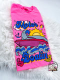 Motor Boatin Retro Boat Summer Comfy Colors Tshirt