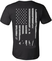 Men's American Hunter Front & Back Printing - Short Sleeve Shirt