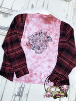 Be Afraid & Do it Anyway Dixie Smashup Reworked TFlannel ~ Front & Back Printed