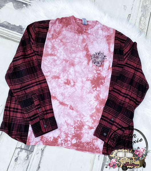 Be Afraid & Do it Anyway Dixie Smashup Reworked TFlannel ~ Front & Back Printed