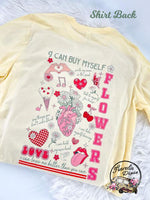 I Can Buy Myself Flowers Pop Graffiti ~ Front & Back Print ~ Tee, Long Sleeve Tee or Hoodie