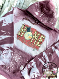 Home for the Holidays ~ Snowman ~ Bleached Christmas Hoodie