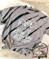 I Don't Know About You Bleached Short Sleeve Tee Shirt