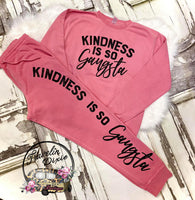 Kindness Is So Gangsta Lounge Pants ~ PANTS ONLY - See Separate Listing for Sweatshirt