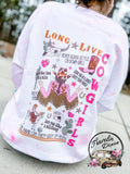 Long Live Cowgirls ~ Splatter Tee, Sweatshirt or Hoodie