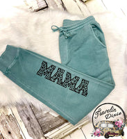 Mama Leopard Print Lounge Pants ~ PANTS ONLY - See Separate Listing for Sweatshirt