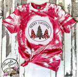 Merry Christmas Trees ~ Christmas Bleach Short Sleeve Shirt