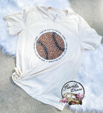 Take Me Out to the Ballgame Leopard Everyday Tee