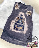 Tequilla may not be the answer, but it's worth the Shot Brushed Bleached Short Sleeve Shirt