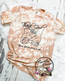 Thank God your hand fits Perfectly in Mine Acid Bleached Tee