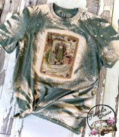 Vintage Santa Bleached Short Sleeve Tee